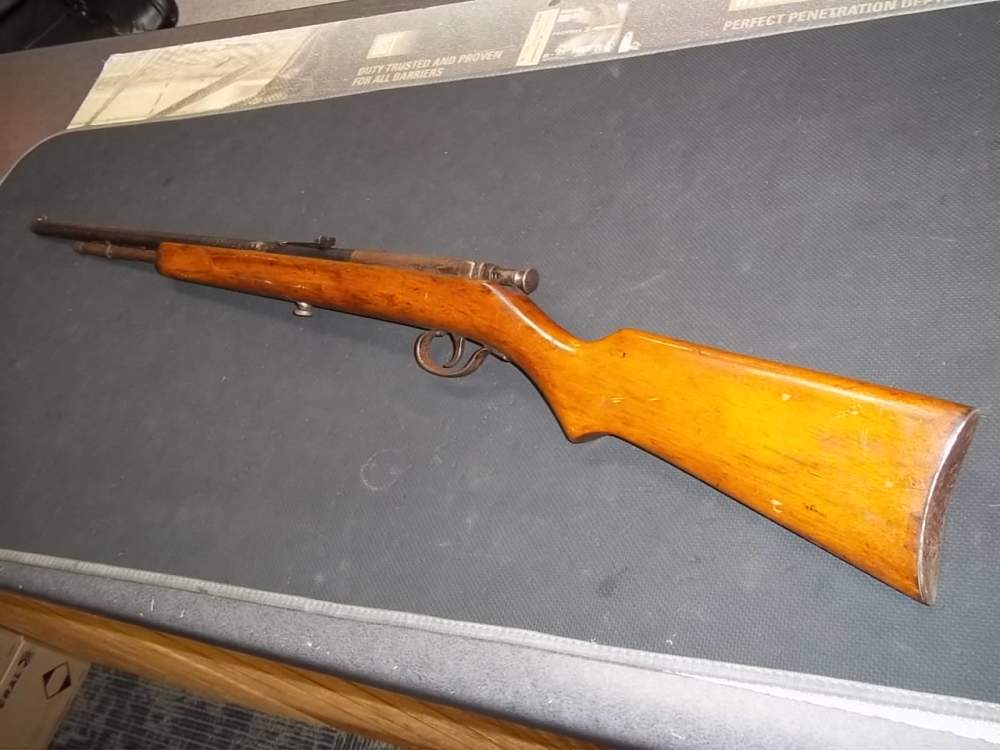 J STEVENS VISIBLE LOADER 22 CALIBER BOLT ACTION PARTS PROJECT GUN .01 PENNY-img-6