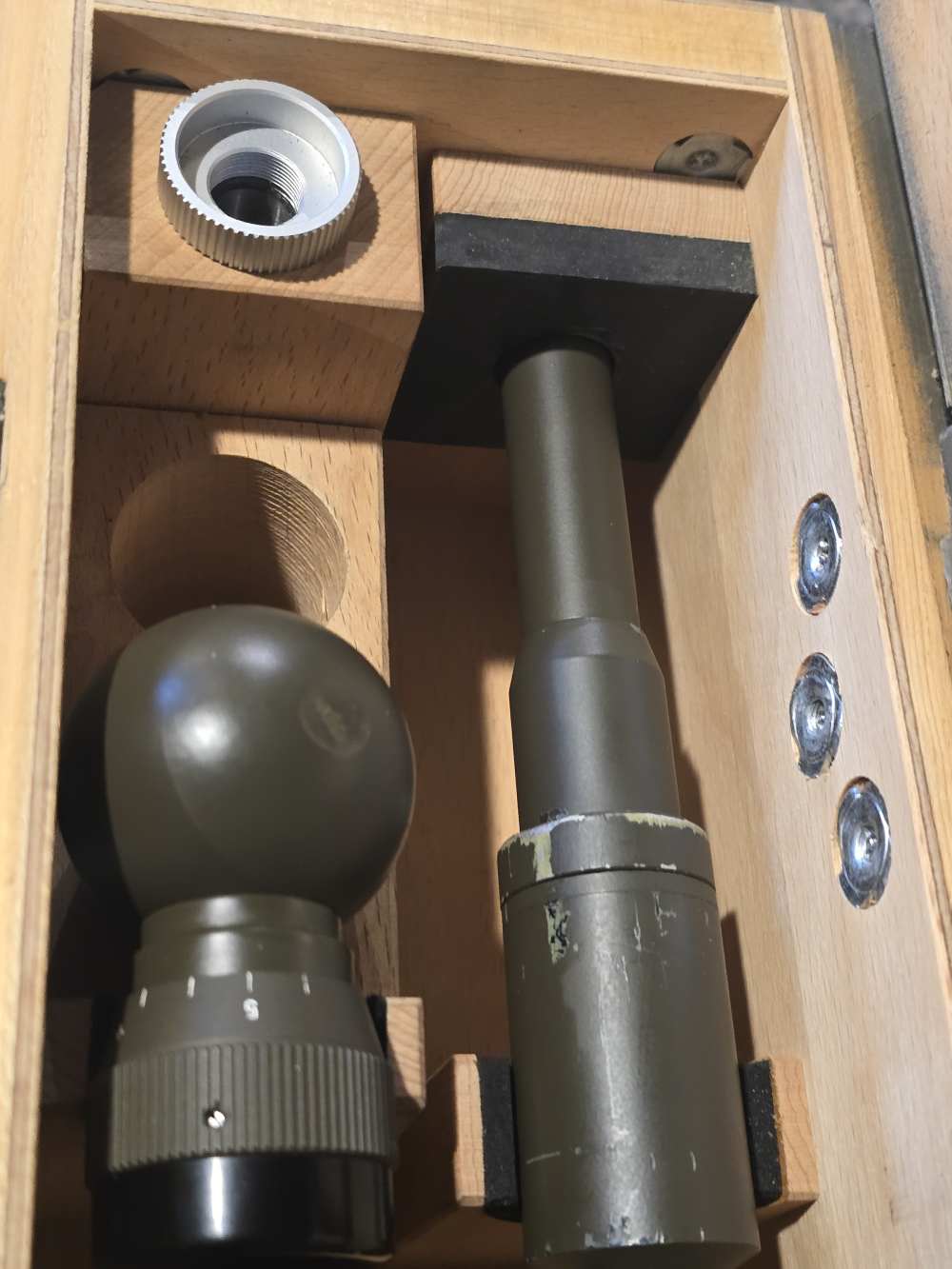 E. Leitz Wetzlar Justiergeraet Rohrwaffe MG 7,62/12,7 Kaliber-img-10