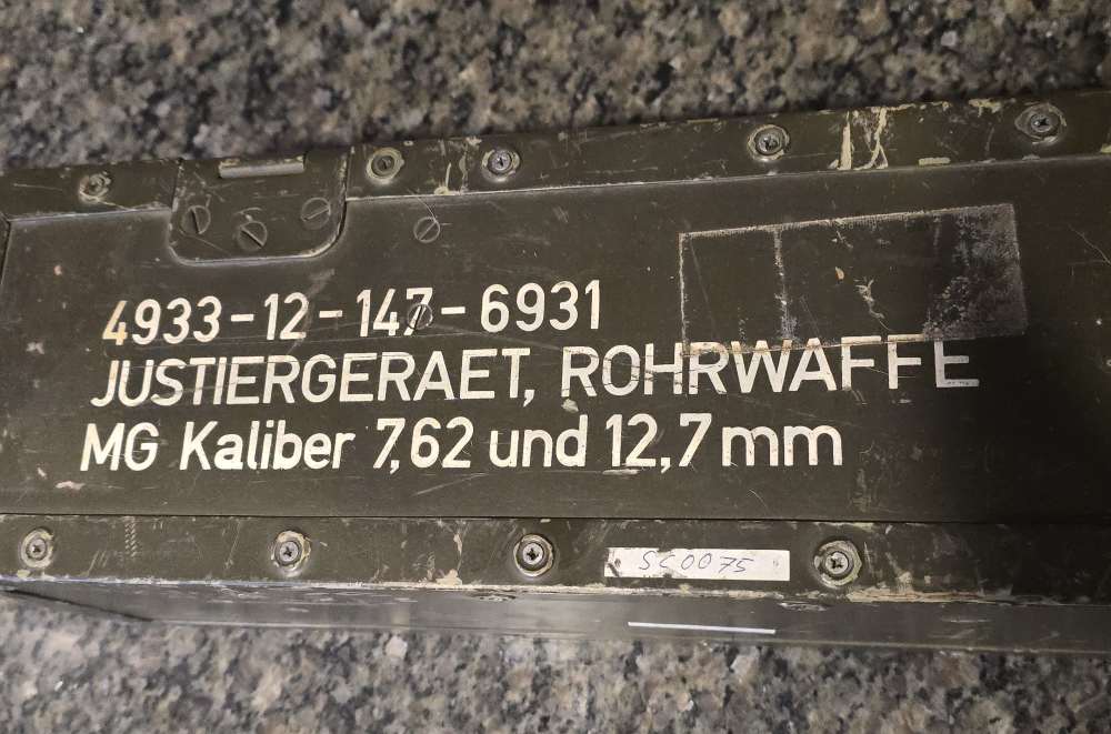 E. Leitz Wetzlar Justiergeraet Rohrwaffe MG 7,62/12,7 Kaliber-img-2
