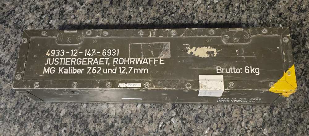 E. Leitz Wetzlar Justiergeraet Rohrwaffe MG 7,62/12,7 Kaliber-img-0