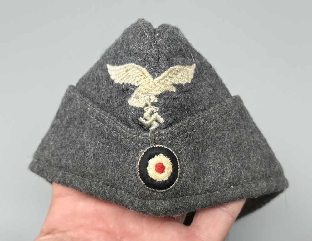 WW2 German Luftwaffe Overseas M40 Cap Hat WWII uniform -img-26