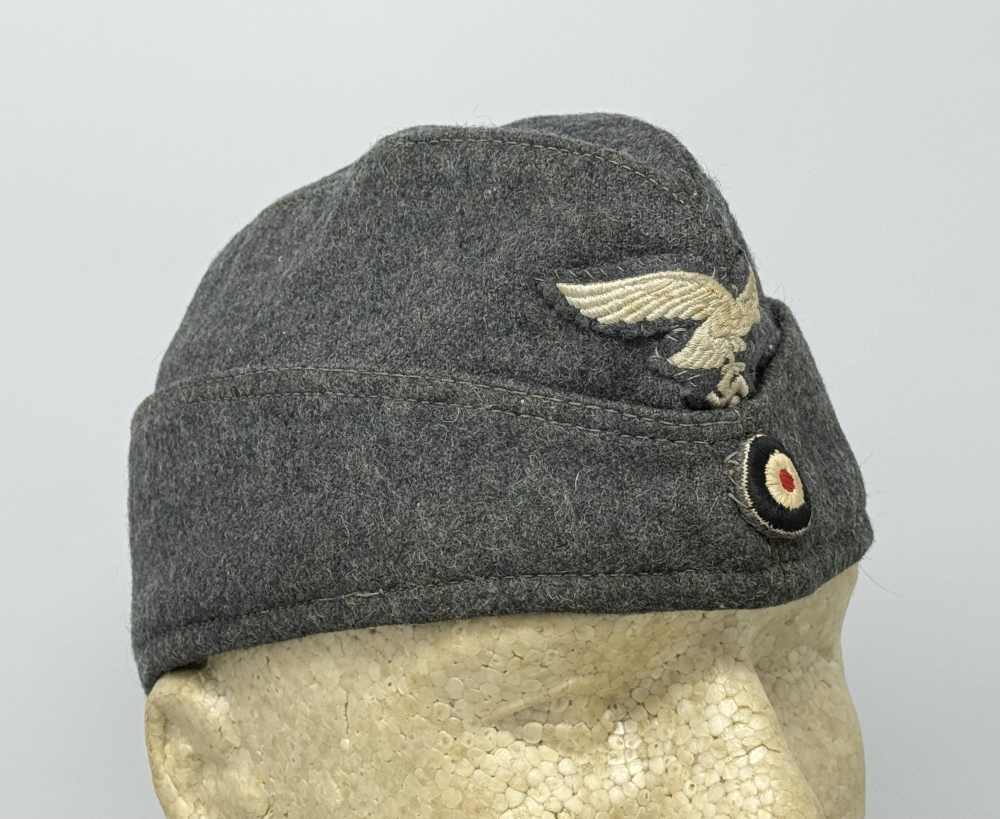 WW2 German Luftwaffe Overseas M40 Cap Hat WWII uniform -img-4