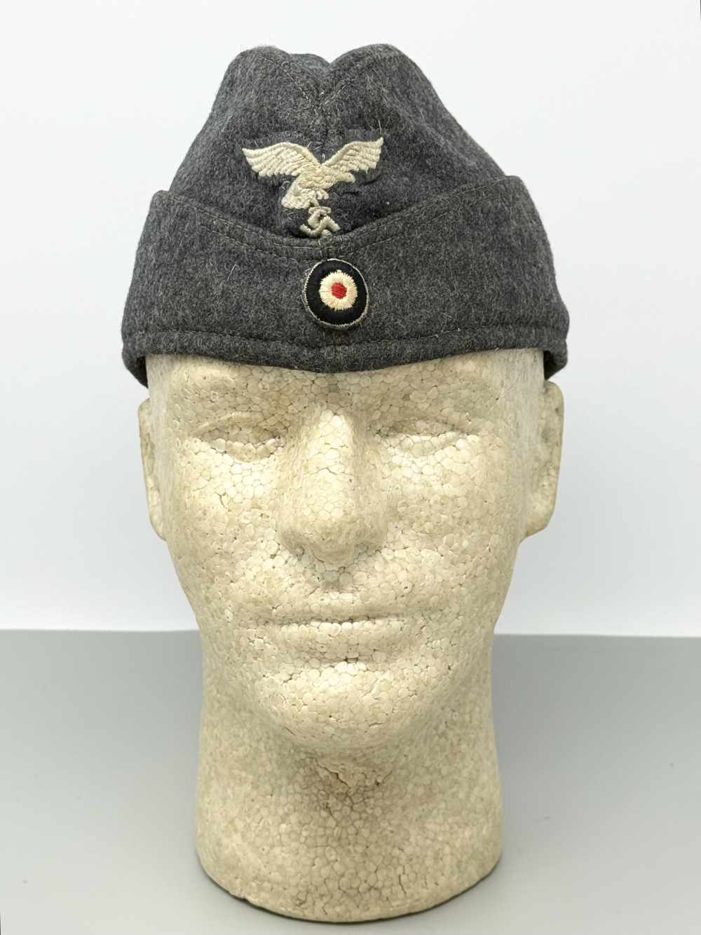 WW2 German Luftwaffe Overseas M40 Cap Hat WWII uniform -img-1