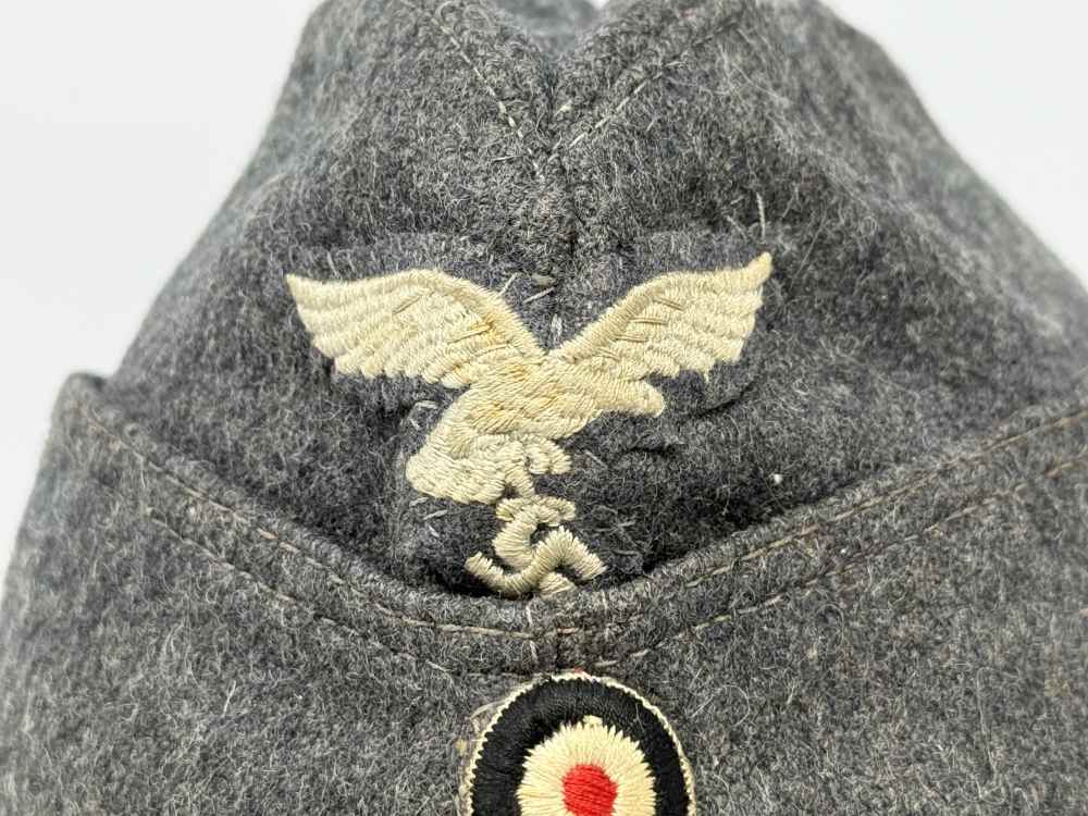 WW2 German Luftwaffe Overseas M40 Cap Hat WWII uniform -img-13
