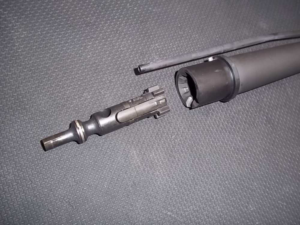 CRITERION BARREL AND BOLT USED LIKE NEW .223WYLDE 5.56 NATO 1 IN 8  -img-1