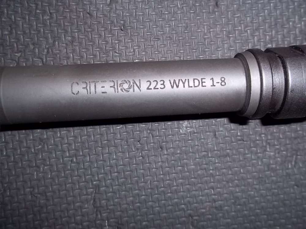 CRITERION BARREL AND BOLT USED LIKE NEW .223WYLDE 5.56 NATO 1 IN 8  -img-4
