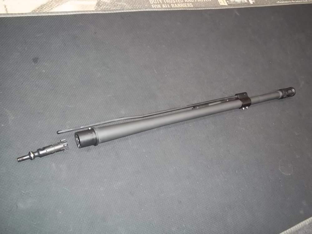 CRITERION BARREL AND BOLT USED LIKE NEW .223WYLDE 5.56 NATO 1 IN 8  -img-0
