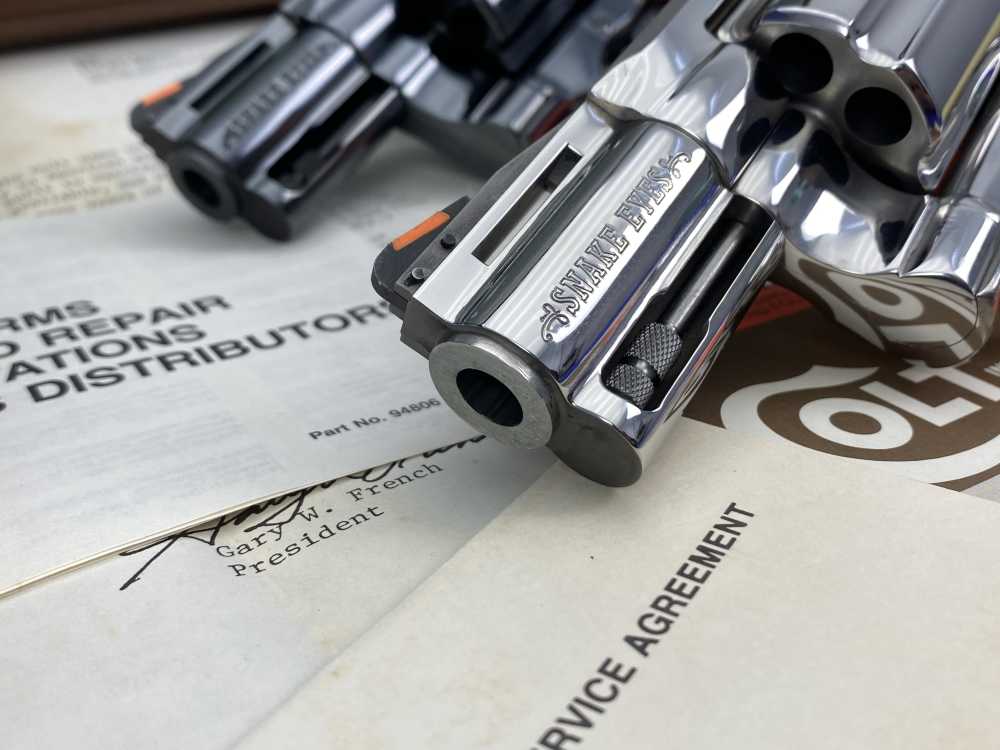HOLY GRAIL Colt Python Snake Eyes Set 357Mag *MUSEUM GRADE SET* #182 of 500-img-9