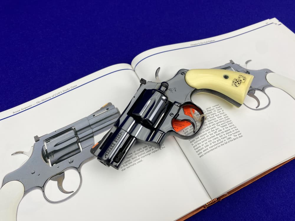 HOLY GRAIL Colt Python Snake Eyes Set 357Mag *MUSEUM GRADE SET* #182 of 500-img-109