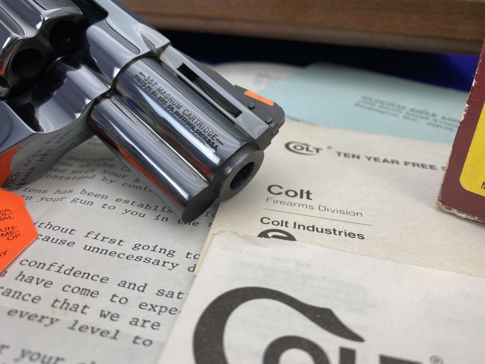 HOLY GRAIL Colt Python Snake Eyes Set 357Mag *MUSEUM GRADE SET* #182 of 500-img-38