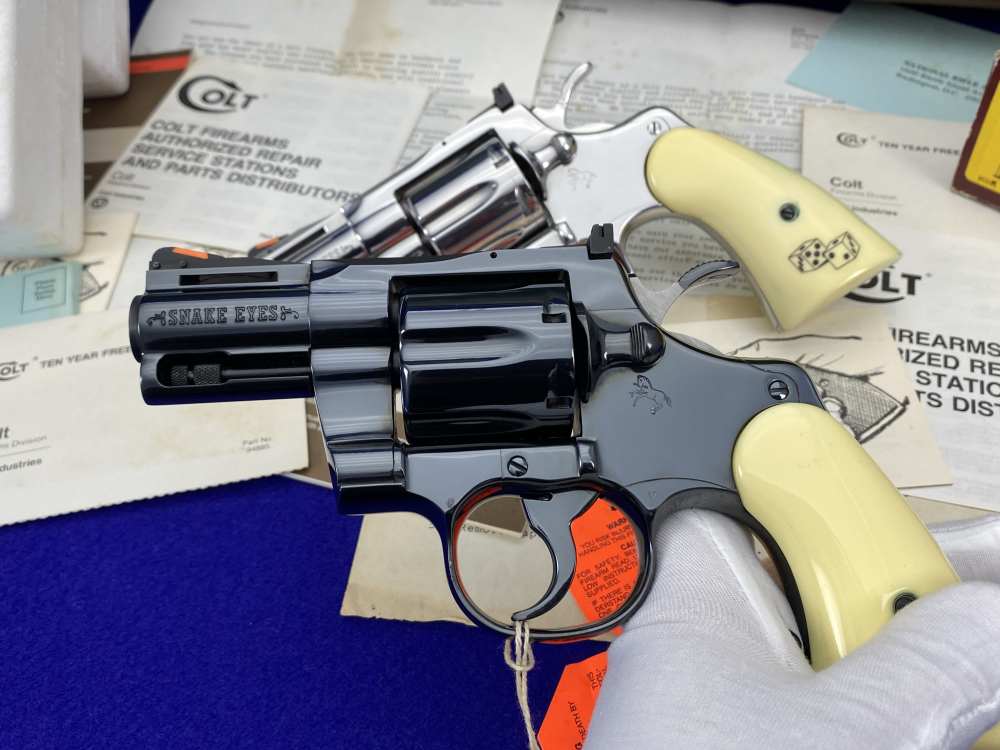HOLY GRAIL Colt Python Snake Eyes Set 357Mag *MUSEUM GRADE SET* #182 of 500-img-69