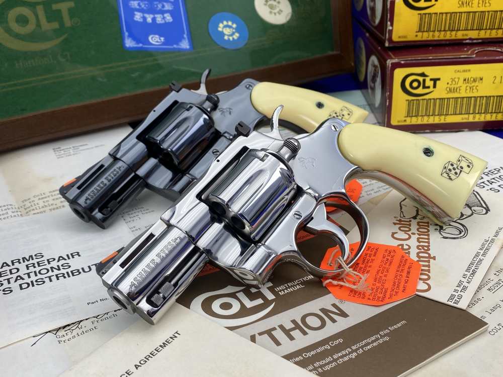 HOLY GRAIL Colt Python Snake Eyes Set 357Mag *MUSEUM GRADE SET* #182 of 500-img-21