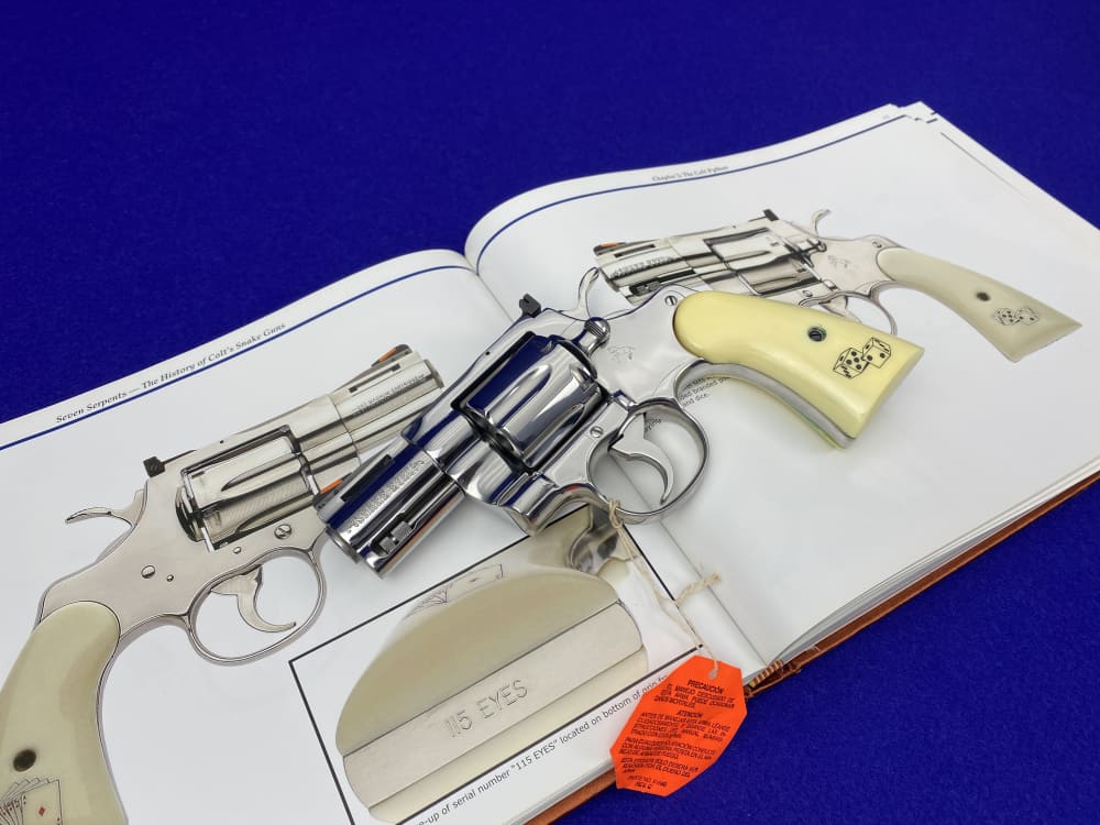 HOLY GRAIL Colt Python Snake Eyes Set 357Mag *MUSEUM GRADE SET* #182 of 500-img-112