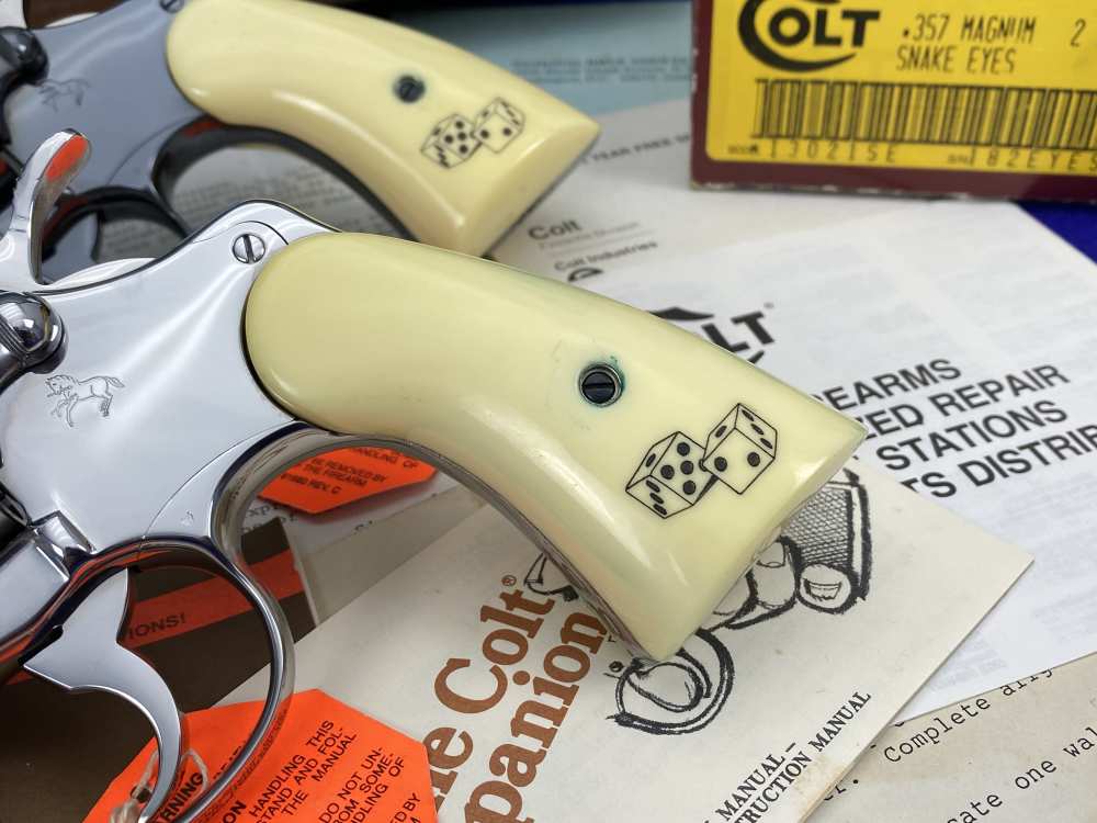 HOLY GRAIL Colt Python Snake Eyes Set 357Mag *MUSEUM GRADE SET* #182 of 500-img-5