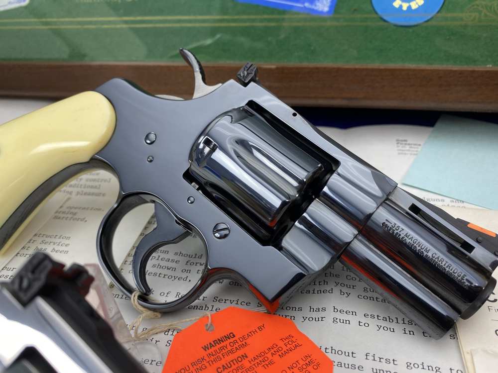 HOLY GRAIL Colt Python Snake Eyes Set 357Mag *MUSEUM GRADE SET* #182 of 500-img-36
