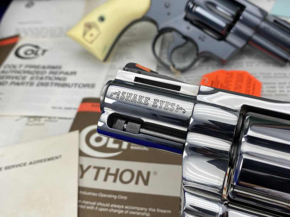 HOLY GRAIL Colt Python Snake Eyes Set 357Mag *MUSEUM GRADE SET* #182 of 500-img-56