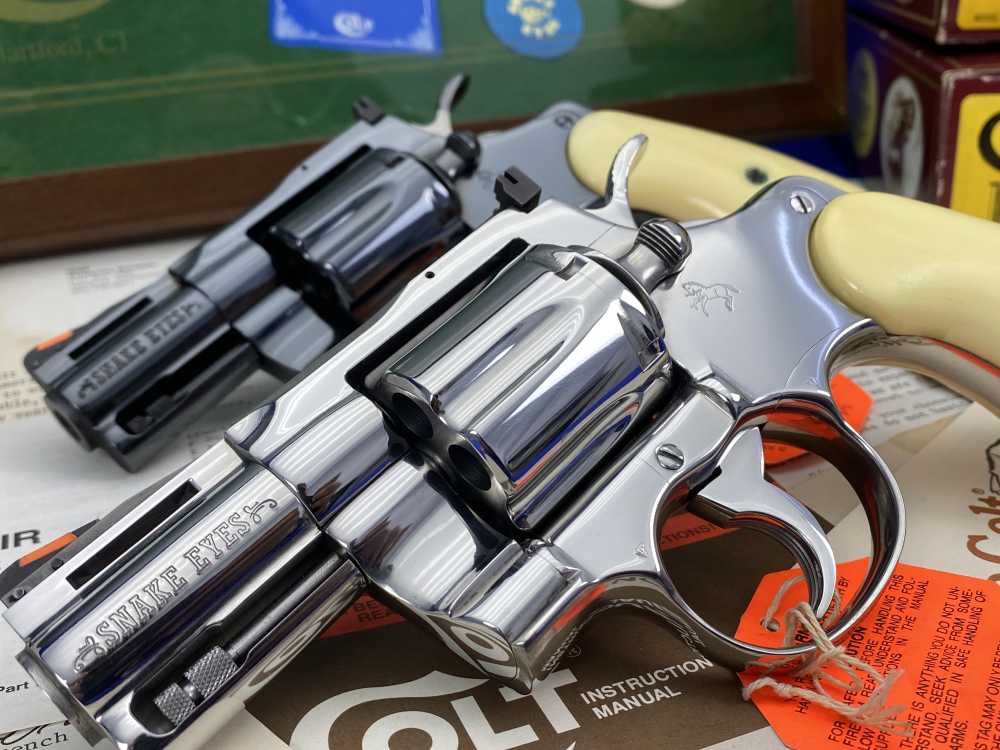 HOLY GRAIL Colt Python Snake Eyes Set 357Mag *MUSEUM GRADE SET* #182 of 500-img-19