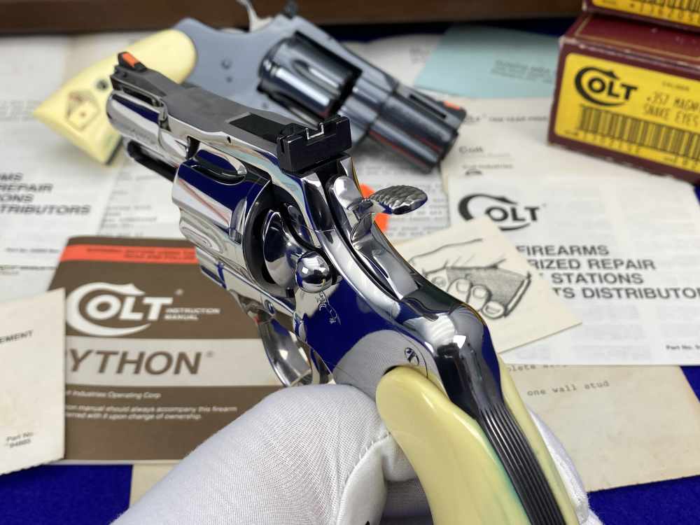 HOLY GRAIL Colt Python Snake Eyes Set 357Mag *MUSEUM GRADE SET* #182 of 500-img-43