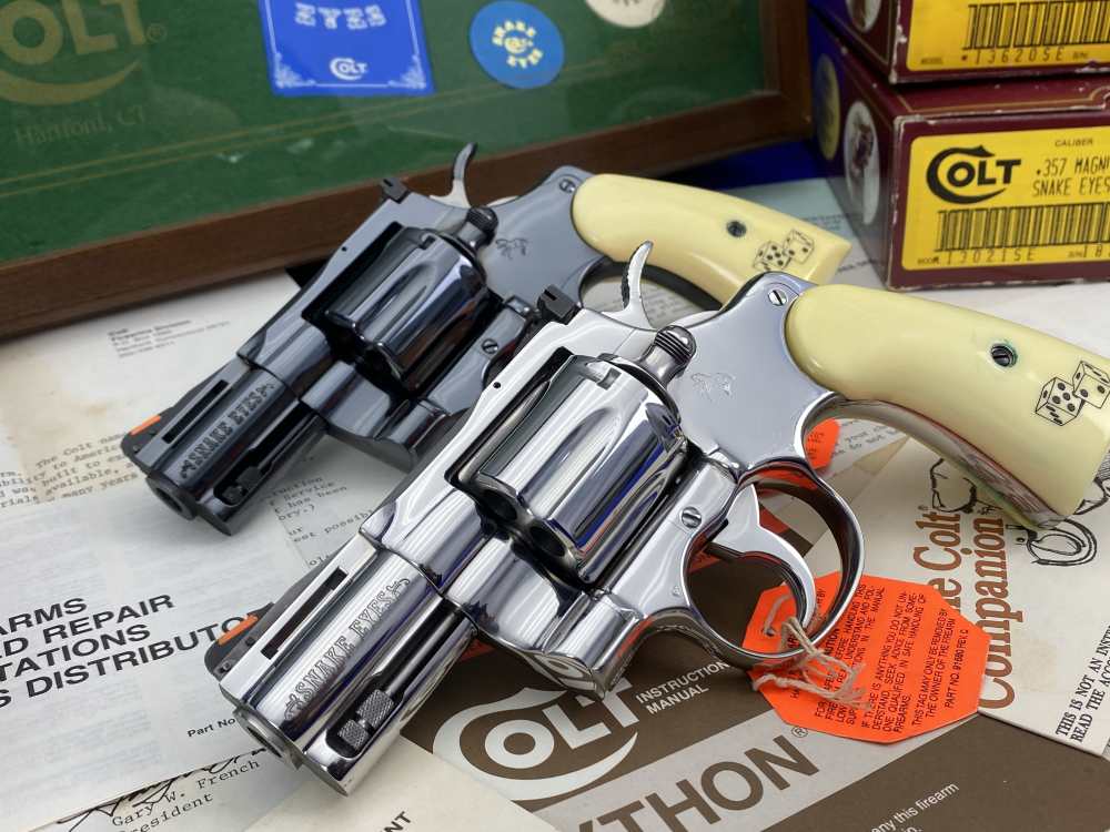 HOLY GRAIL Colt Python Snake Eyes Set 357Mag *MUSEUM GRADE SET* #182 of 500-img-20