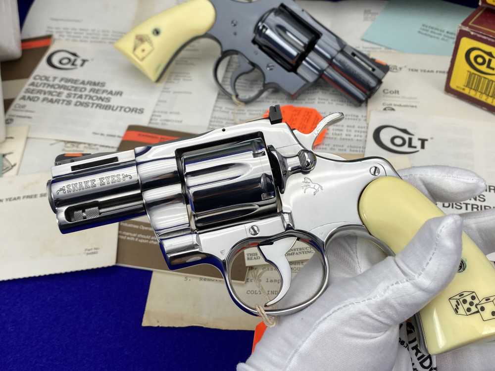 HOLY GRAIL Colt Python Snake Eyes Set 357Mag *MUSEUM GRADE SET* #182 of 500-img-57