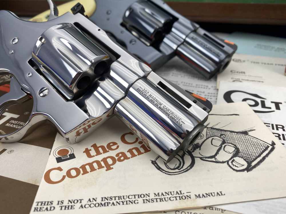 HOLY GRAIL Colt Python Snake Eyes Set 357Mag *MUSEUM GRADE SET* #182 of 500-img-31