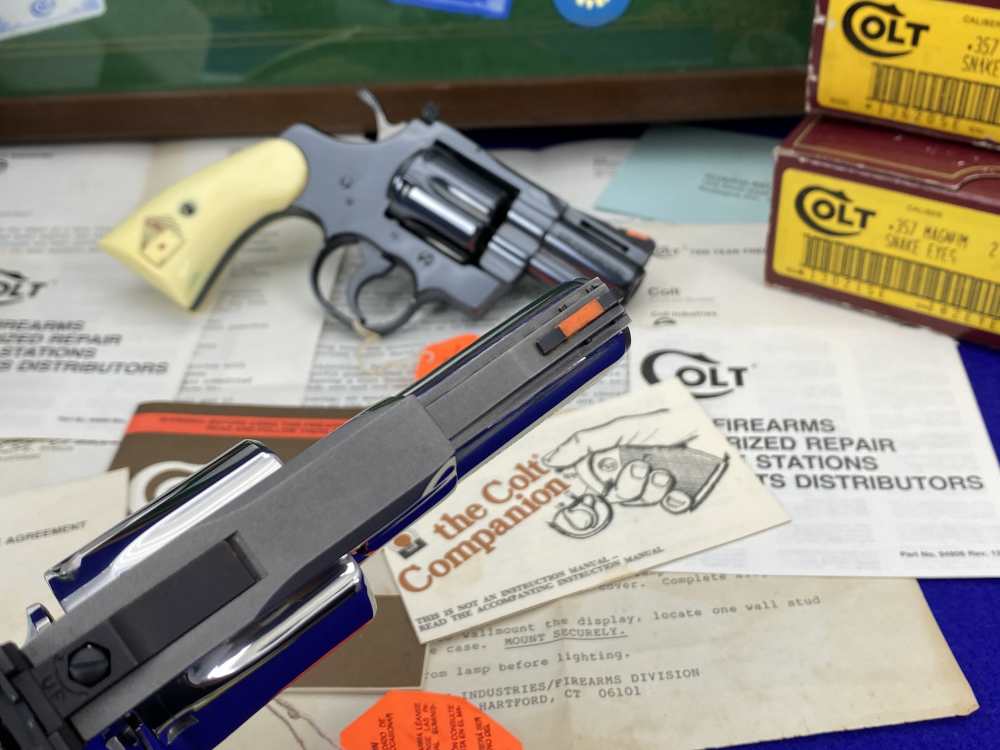 HOLY GRAIL Colt Python Snake Eyes Set 357Mag *MUSEUM GRADE SET* #182 of 500-img-46