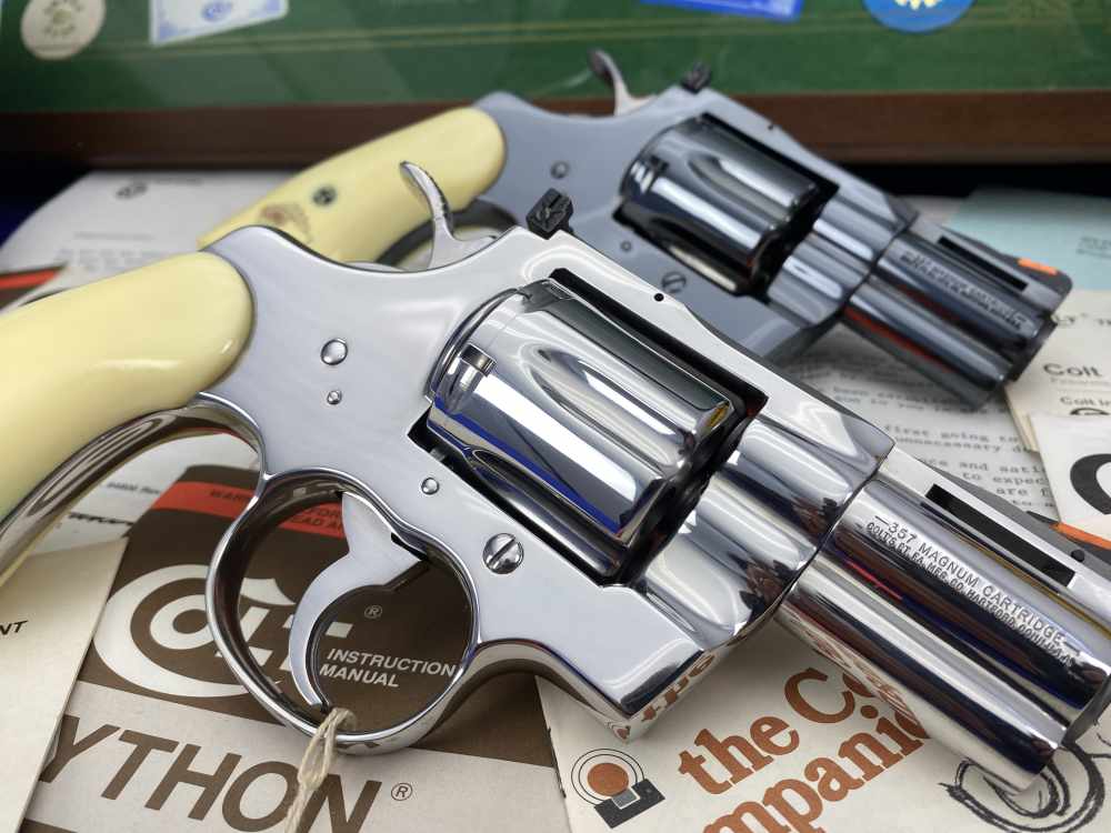 HOLY GRAIL Colt Python Snake Eyes Set 357Mag *MUSEUM GRADE SET* #182 of 500-img-30