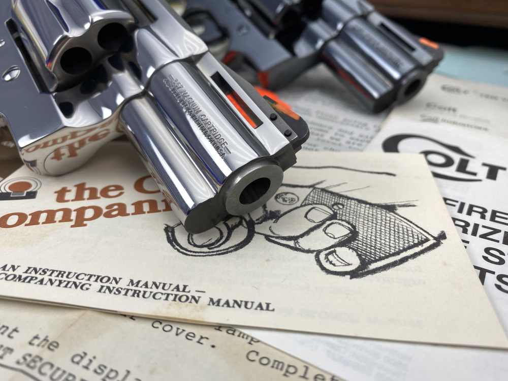 HOLY GRAIL Colt Python Snake Eyes Set 357Mag *MUSEUM GRADE SET* #182 of 500-img-32