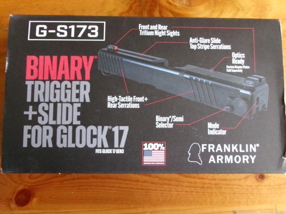 Franklin Armory Binary Trigger and Slide Glock 17-img-2