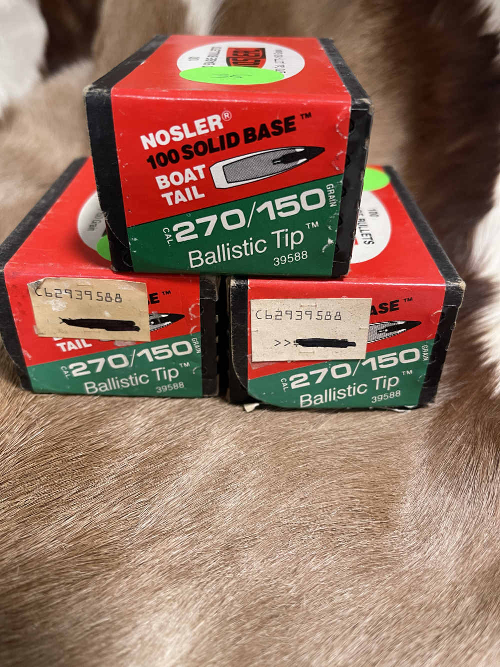 Bullets #20 Nosler cal 270 / 150 grain Ballistic Tip #39588 3 boxes -img-0