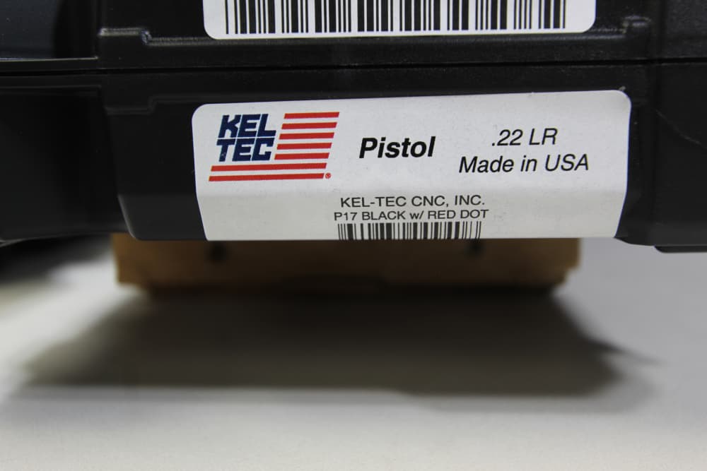 NIB KEL-TEC P17 .22 LR SEMI AUTO PISTOL 3.8" 17+1 P17BBLKRD-img-2
