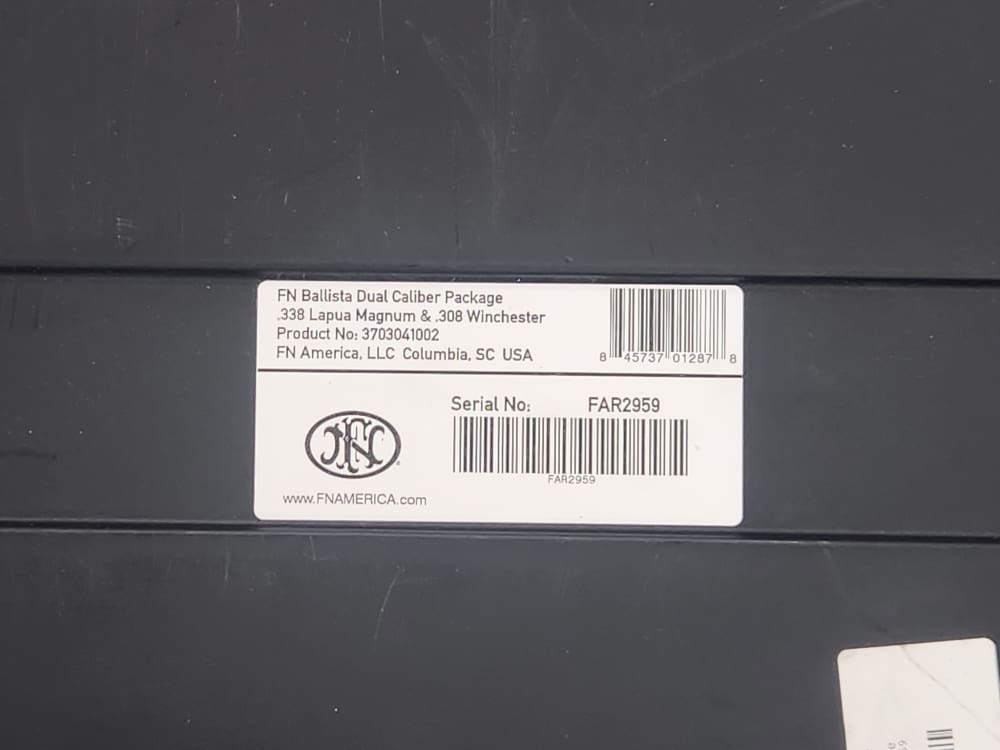 BEAUTIFUL DISCOUNTINUED FNH BALLISTA SNIPER RIFLE PACKAGE 338 LAPUA 308 762-img-105