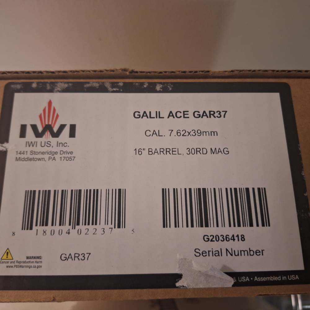 IWI Ace Galil 2 in 7.62x39, SORRY NO CC, SEE DESCRIPTION-img-2