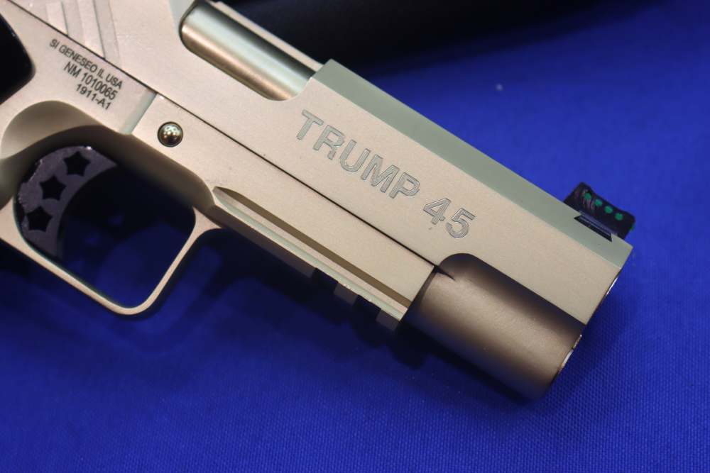 SK Customs Springfield PRESIDENT TRUMP 45 47 1911 Pistol Set GOLD #41 of 50-img-9