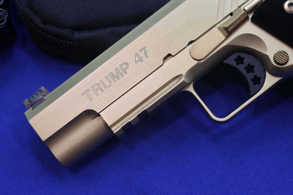 SK Customs Springfield PRESIDENT TRUMP 45 47 1911 Pistol Set GOLD #41 of 50-img-14