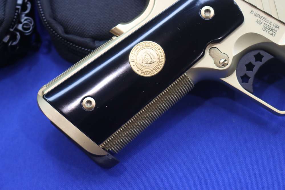 SK Customs Springfield PRESIDENT TRUMP 45 47 1911 Pistol Set GOLD #41 of 50-img-24