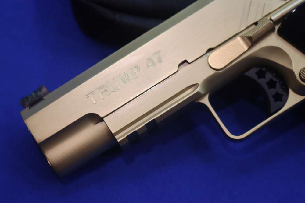 SK Customs Springfield PRESIDENT TRUMP 45 47 1911 Pistol Set GOLD #41 of 50-img-3