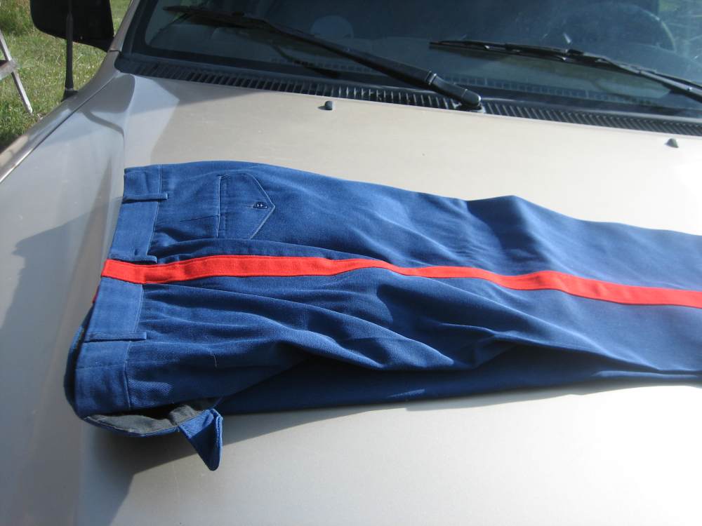 U.S. MARINE NCO DRESS BLUE PANTS SIZE 34 S 34X31 NICE CONDITION!-img-1