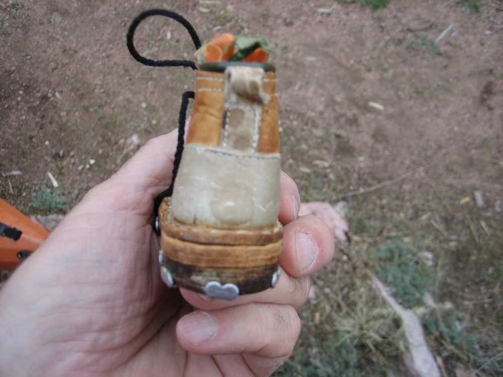 GERMAN CLIMBING BOOT FROM BERCHTESGARDEN GERMANY LEATHER OLD WORLD STYLE.-img-3