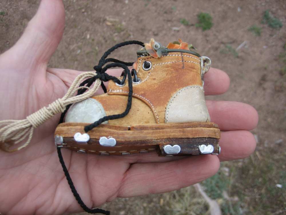 GERMAN CLIMBING BOOT FROM BERCHTESGARDEN GERMANY LEATHER OLD WORLD STYLE.-img-2