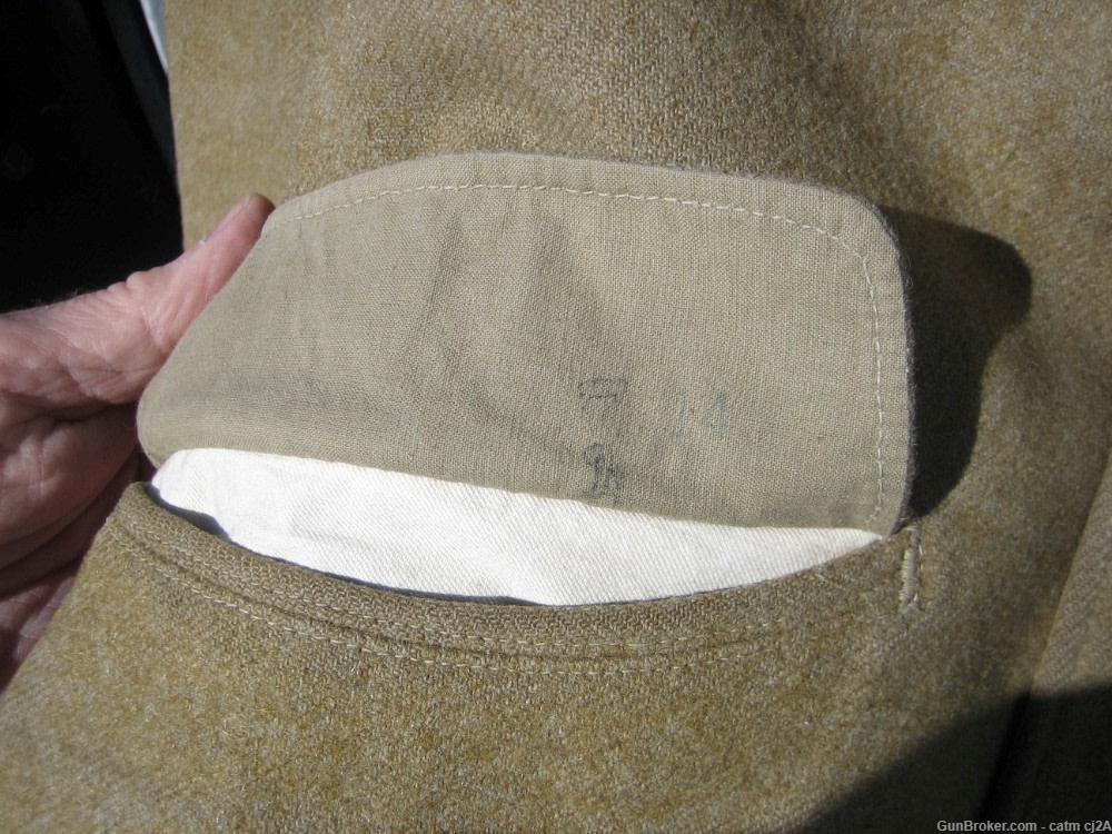 W.W. 2 JAPANESE ARMY WOOL UNIFORM RANK TABS WELL MARKED IN MINT CONDITION.-img-7