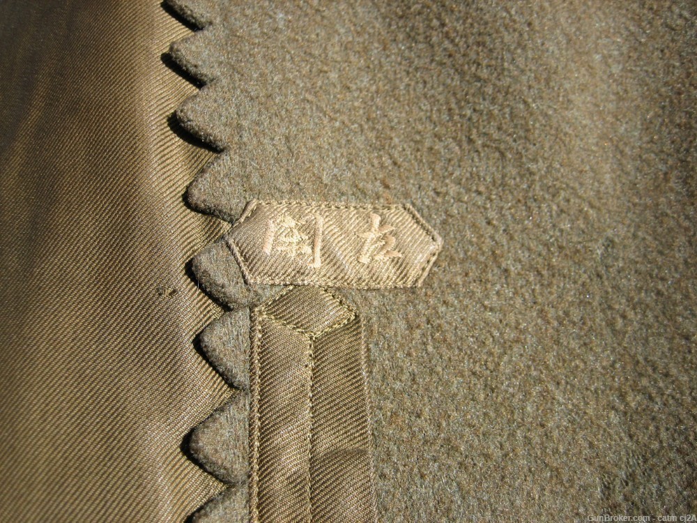 W.W 2 JAPNESE ARMY OFFICER'S WOOL OVER COAT CAPT, FOUND ON KISKA NICE!-img-7