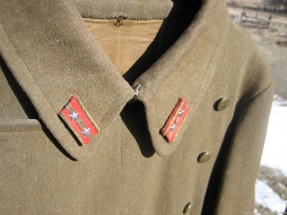 W.W 2 JAPNESE ARMY OFFICER'S WOOL OVER COAT CAPT, FOUND ON KISKA NICE!-img-1
