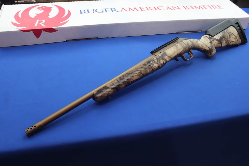 Ruger American Rimfire Rifle 22 MAGNUM Go Wild Camo Bronze 22MAG 08373 NEW -img-30