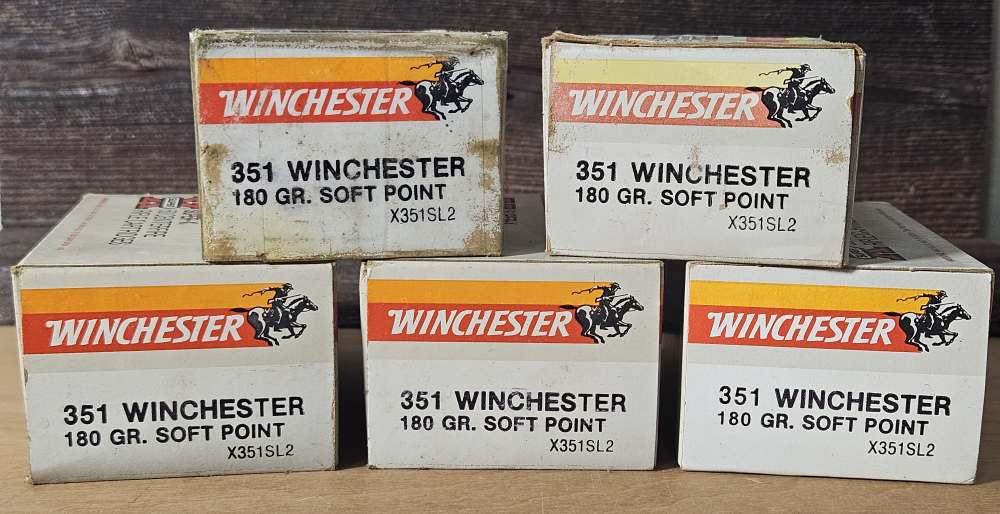 Winchester 351wsl 180gr Soft Point Ammo 50 Rounds for 1907-img-0