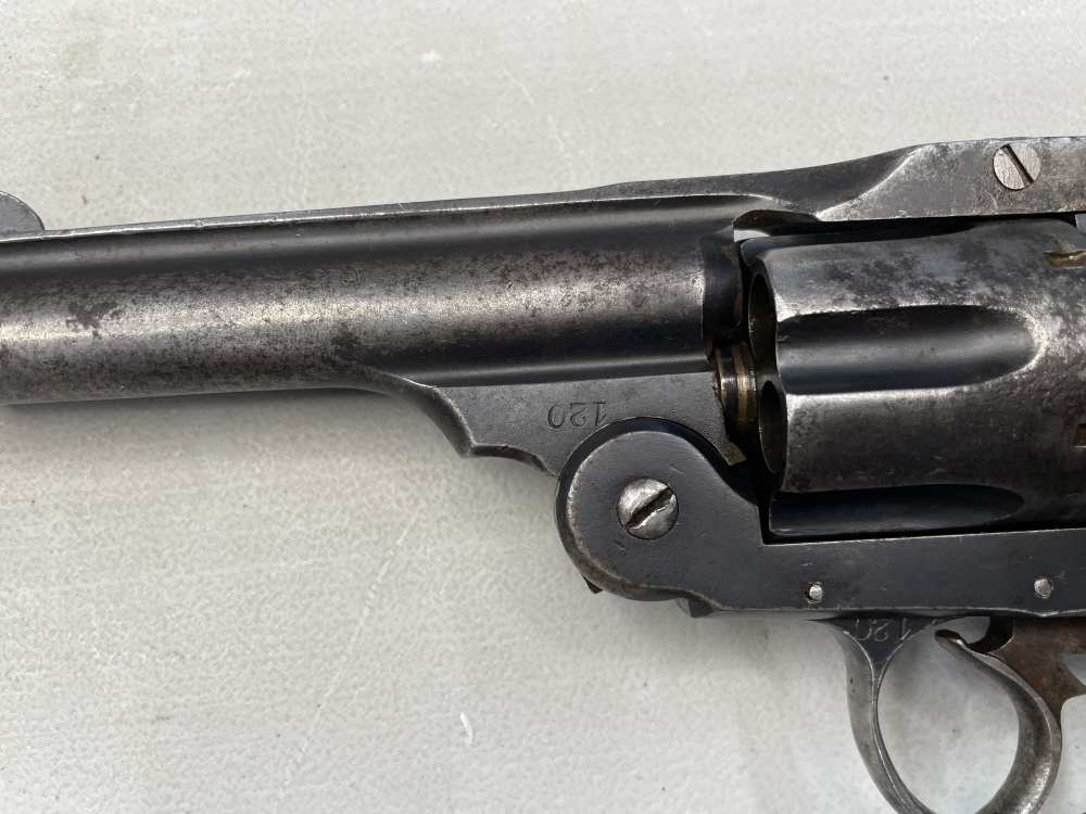 Spanish .44 cal revolver C&R Orbea Hermanos top break 4.75"-img-4