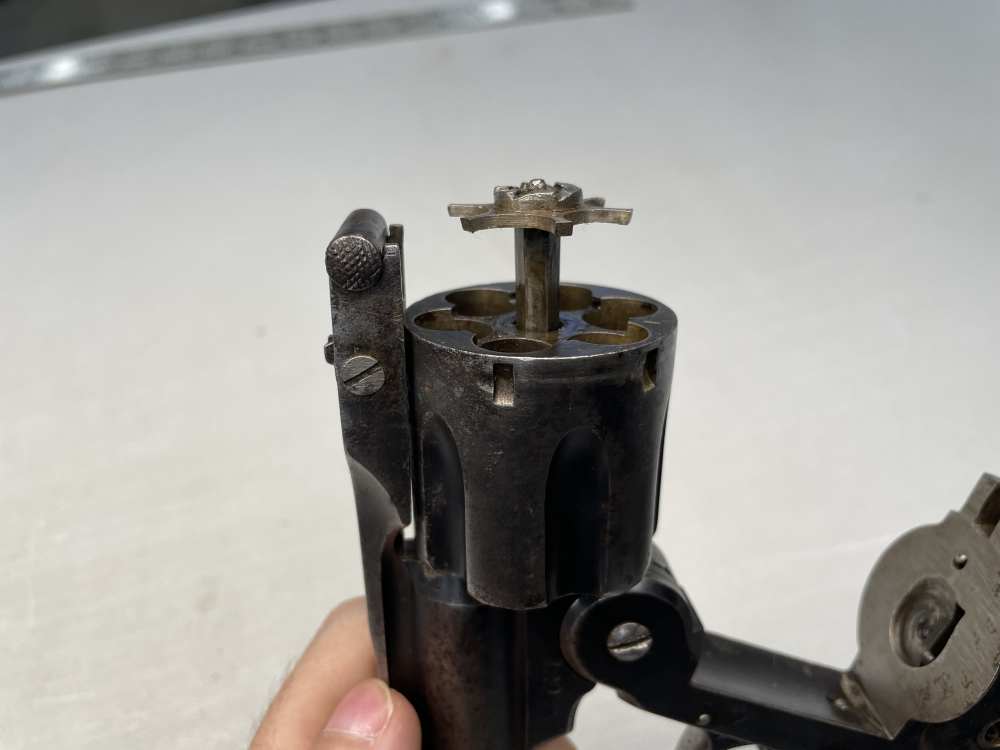Spanish .44 cal revolver C&R Orbea Hermanos top break 4.75"-img-17
