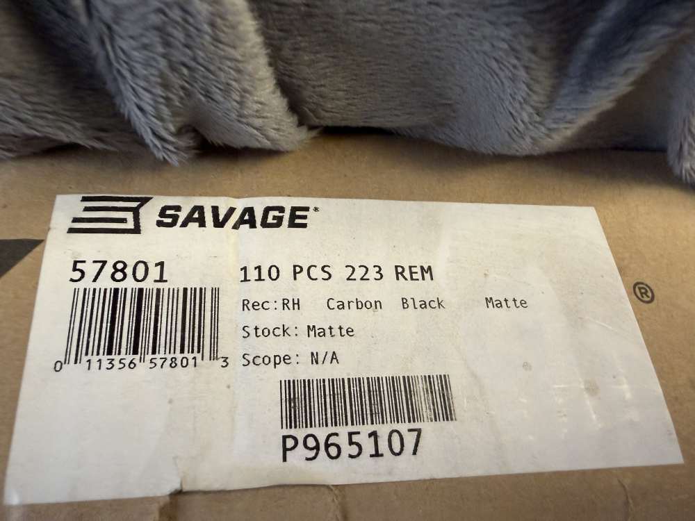 Savage Arms 110 PCS 10.5 Inch Chassis .223 Rem 5.56 Black Penny Bid-img-7