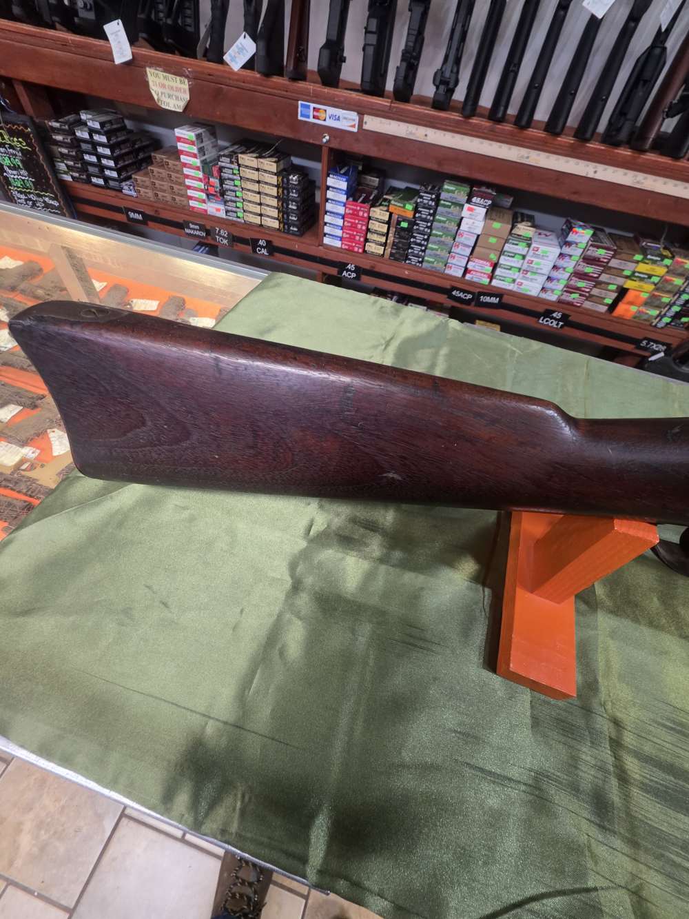 1884 Springfield Trapdoor 45-70 with Spike Bayonet Antique -img-9