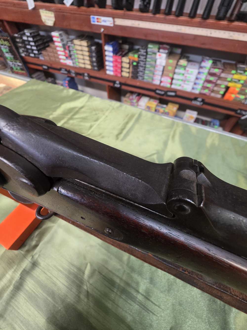 1884 Springfield Trapdoor 45-70 with Spike Bayonet Antique -img-7